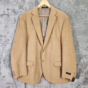 Dockers Corduroy Blazer Mens 48R Tan Classic Sport Coat Academia Preppy NWOT